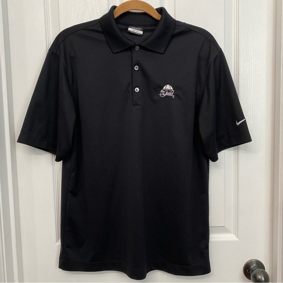 Nike Other - Nike Golf Dri-Fit Short Sleeve Black Polo Shirt Small